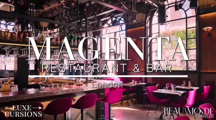 Magenta Restaurant Tour: Fine Dining in The Megaro London